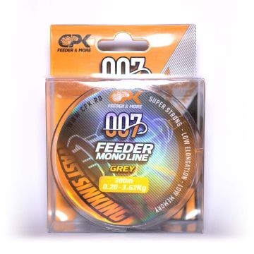 Fir Monofilament CPK Feeder Monoline, Grey, 300m