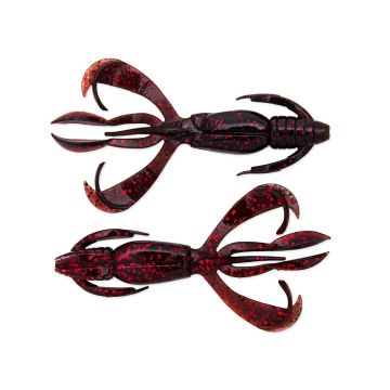 Рак Keitech Crazy Flapper, Цвят 411 Black Cherry, 7.1cm, 8бр/плик