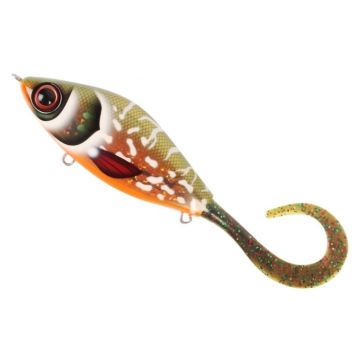 воблер Strike Pro Guppie Jr Shallow, Cooper Pike/Mossgreen Glitter, 9cm, 35g