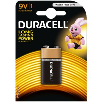 Baterie Alcalina Duracell Extra Life 6LF22 9V