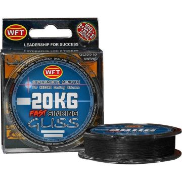 Текстилно влакно WFT Gliss Sinking, Black, 150m