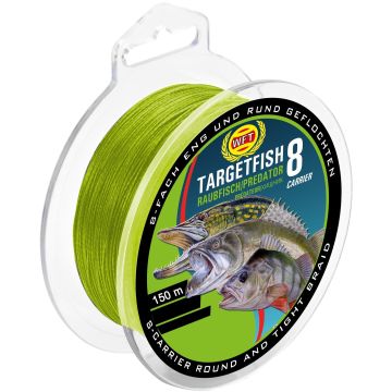 Текстилен шнур WFT TargetFish 8, флуо жълто, 150m