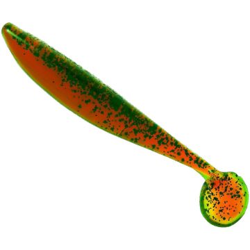 Shad Lunker City SwimFish 3.75", 214 Motor Oil Pepper, 9.5cm, 8 бр./блистер