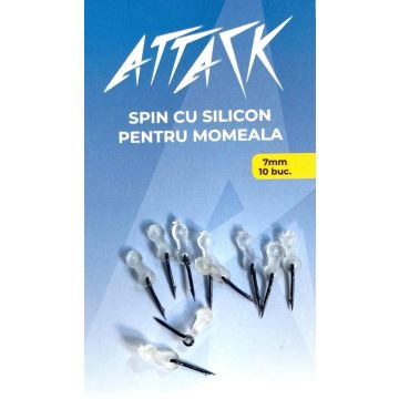 Спин за примамка Attack Bait Sting Silicone, 7mm, 10 броя/плик
