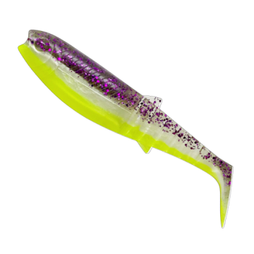 Shad Savage Gear Cannibal, Purple Glitter Bomb, 8cm, 5g, 5бр./блистер