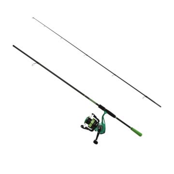 Set Spinning Delphin GreenSPIN, Lanseta Wasabi Spin NXT, 2.40m, 10-30g, 2buc + Mulineta Elixir 3000 + Fir Kyoto Albastru 0.261mm/200m