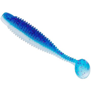 Grub Lunker City Grubster 2", 197 Balzy Blue, 5cm, 10buc/blister