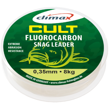 Влакно Climax Cult Fluorocarbon Snag Leader, Transparent, 50m