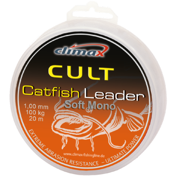 Монофилен повод Climax Cult Catfish Leader Soft Mono, 50m
