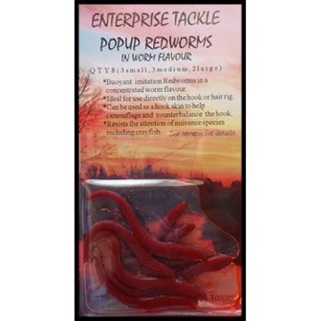 Плаващи изкуствени червеи Enterprise Tackle Red Worms