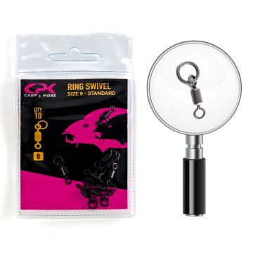 Вертлюг CPK Ring Swivel с халка, 10buc/плик