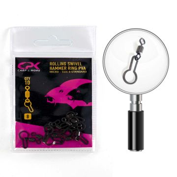Вирбел CPK Rolling Swivel Hammer Ring PVA, 10buc/плик