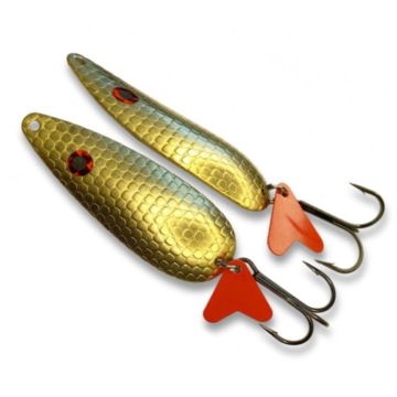 Lingurita Oscilanta Bertilure Austria XXL, Culoare Gold, Solzi 3D, 7.5cm, 16g