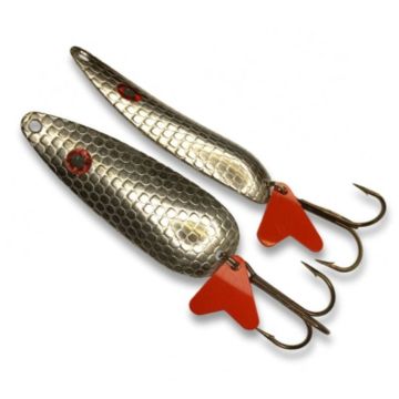 Lingurita Oscilanta Bertilure Austria XXL, Culoare Nickel, Solzi 3D, 7.5cm, 16g