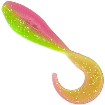 Twister Bass Assassin Curly Panfish, Electric Chicken, 5cm, 10бр/плик