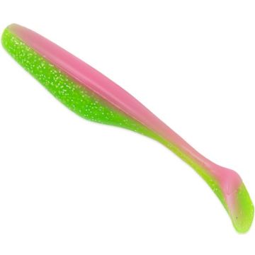 Shad Bass Assassin Turbo Shad, Electric Chicken, 10cm, 10buc/плик