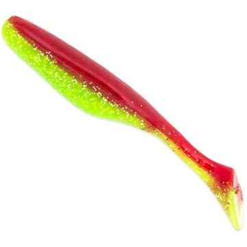 Shad Bass Assassin Turbo Shad Walleye, Chartreuse Woodpecker, 10cm, 10бр./плик