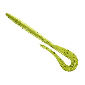 Grub Libra Lures Bass Crazy Tail Worm, цвят Hot Yellow, 14cm, 8 бр./плик