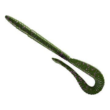 Grub Libra Lures Bass Crazy Tail Worm, цвят Dark Green, 14cm, 8бр/опаковка
