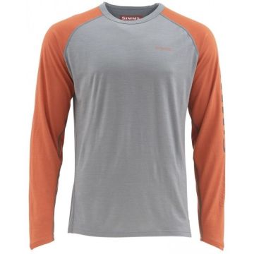 Bluza de Corp Simms Ultra-Wool Core Top, Simms Orange