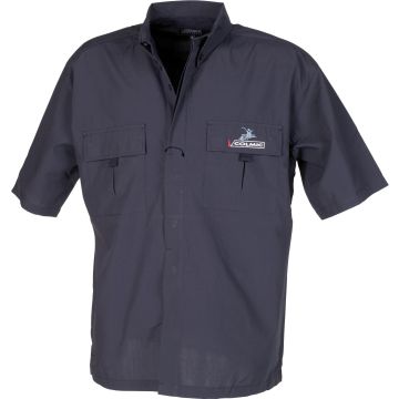 Camasa Colmic Bumbac Maneca Scurta, Albastru