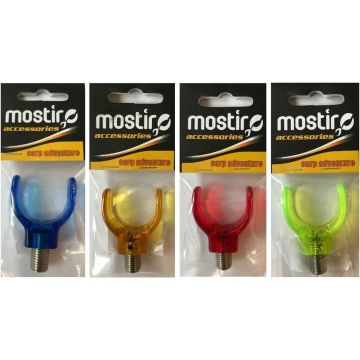 Капачка за поставка за въдица тип "U" Mostiro Mini акрилна - жълта