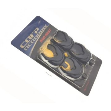 Capete Suport Hakuyo Siliconic Mare, Negru, 4bucset