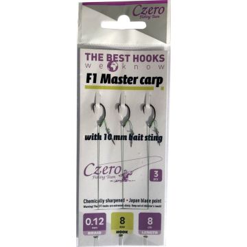 Куки Czero вързани F1 Master Carp, 3бр./плик