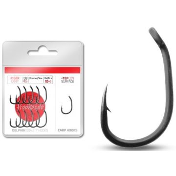 Куки Delphin Hookaido RIGER TEFCON, 10+1 бр./плик