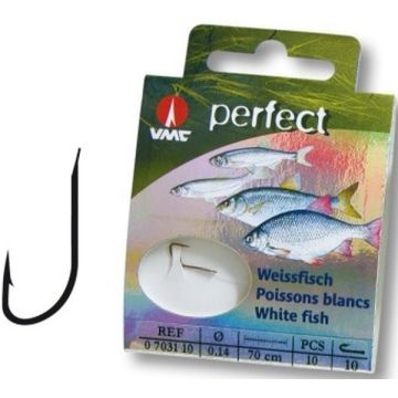 Връзани куки VMC 7031, червени, 70cm, 10 бр./плик