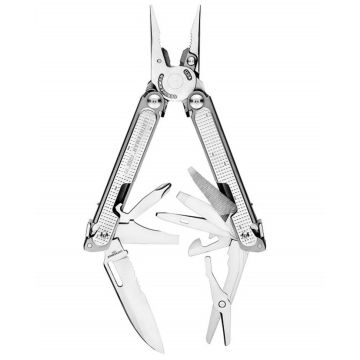 Мултифункционален клещи Leatherman Free P2 от неръждаема стомана, 19 функции