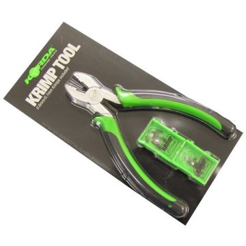 Cleste pentru Sertizat Korda Krimp Tool + 2 Cutii cu Bride Incluse, 14cm
