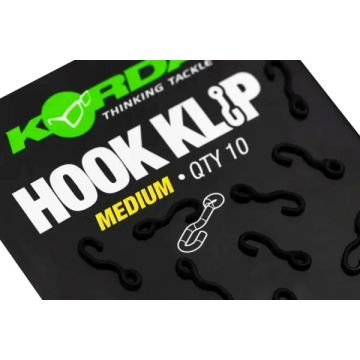 Clips pentru Schimbarea Rapida a Carligului Korda Hook Klip, Medium, 10bucplic