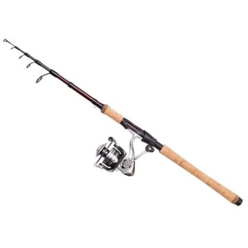 Combo Spinning DAM Impressa Tele Spin, Lanseta 2.40m, 7-28g + Mulineta 3000 FD