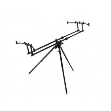 Rod Pod Carp Pro Gun Smoke Black, 5 Posturi