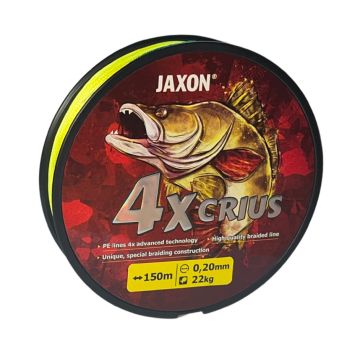 Текстилен повод Jaxon Crius X4, флуоресцентен, 150м