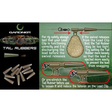 Конус за сигурност Gardner Convert Tail Rubbers, 12 бр./плик