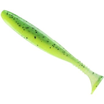 Shad Daiwa Tournament D'Fin, UV Chartreuse Tiger, 10cm, 7бр./плик