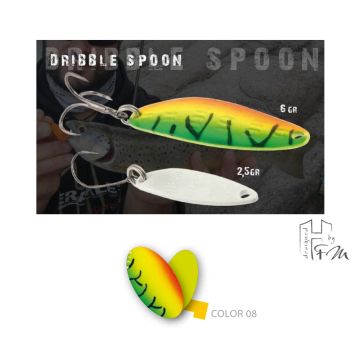 Lingura oscilanta Herakles Dribble Spoon Firetiger, 2.50g