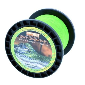 Fir Textil PB Products Gator Braid, Chartreuse, 1200m
