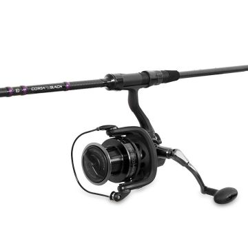 Combo Crap Delphin Corsar, Lanseta Corsa Black 3.60m, 3.25lbs, 3buc + Mulineta Corzar 8T