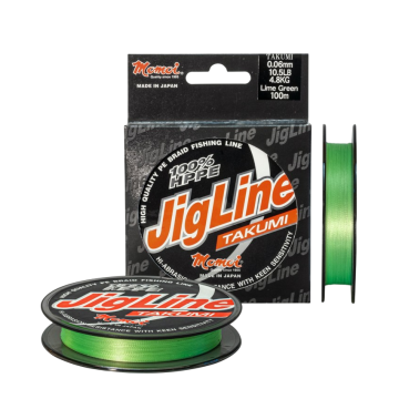 Плетено влакно Momoi Jigline Takumi, Lime Green, 100m