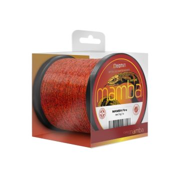 Fir Monofilament Delphin Mamba Carp, Camo Fire, 600m