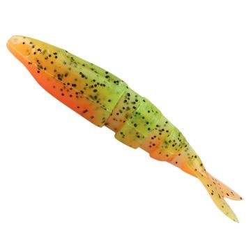 Shad Lake Fork Trophy Boot Tail Magic, Fire Perch, 11.5cm, 4buc/plic