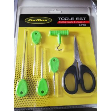 Set Mostiro Inox Crosete + Burghiu + Forfecuta+ Opritoare