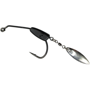 Carlig Berti Underspin Jig Offset Echipat cu Paleta Salcie, 56mm, Nr.5/0, 5g