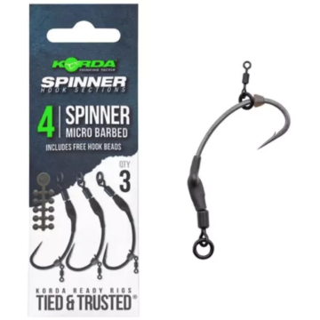 Rig Korda Spinner Hook Sections, 3buc/plic