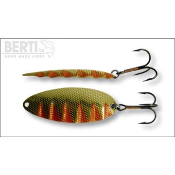 Осцилираща лъжичка Bertilure Linx Nr. 2 с квадратно релефно покритие, цвят Gold, 12 Grame