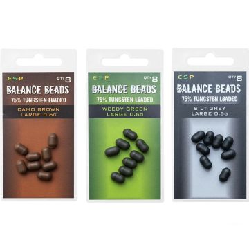 Lesturi ESP Tungsten Loaded Balanced Beads, Large, 0.6g, 8buc/plic