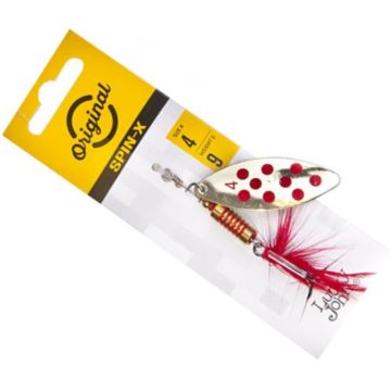 Lingurita Rotativa Lucky John Spin X Long, Culoare GR, Nr.5, 12g